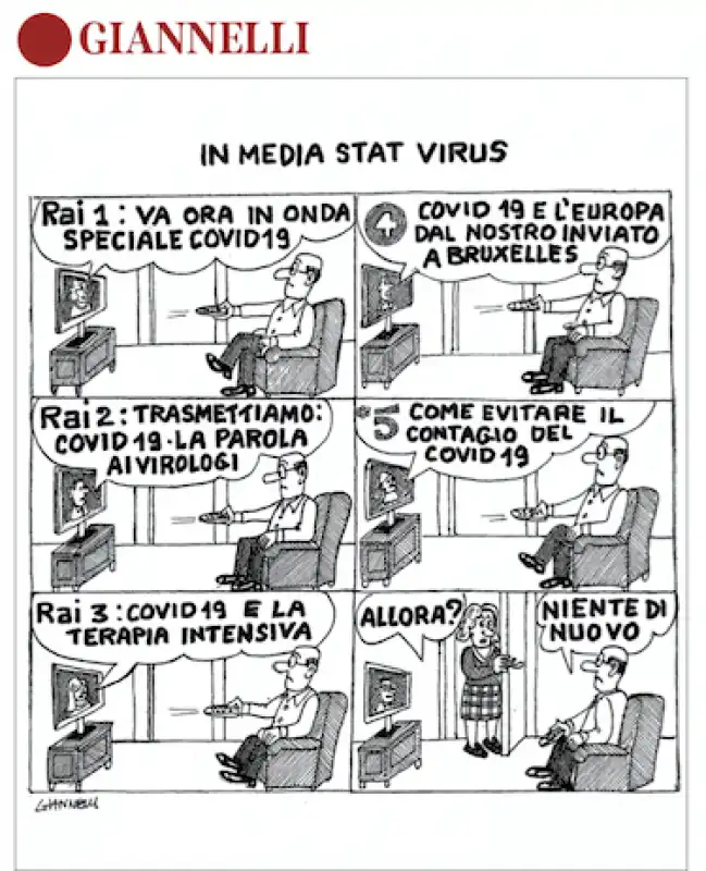 GIANNELLI – IN MEDIA STAT VIRUS 