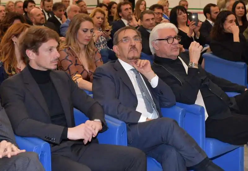 giorgio pasotti  ignazio la russa  ricky tognazzi  foto di bacco