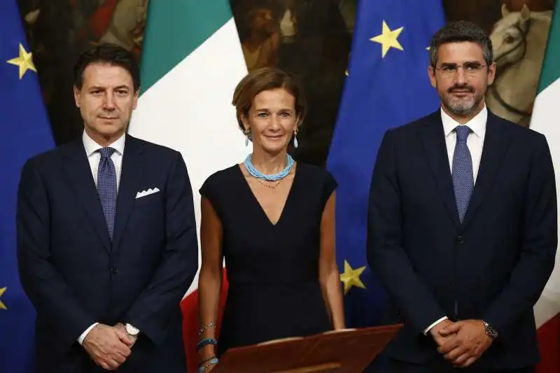 giuseppe conte lorenza bonaccorsi riccardo fraccaro