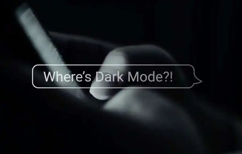 il video di whatsapp sulla dark mode 3