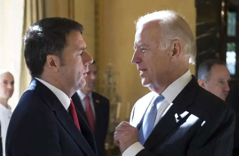 MATTEO RENZI JOE BIDEN 1