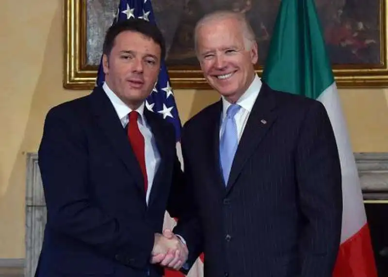 MATTEO RENZI JOE BIDEN