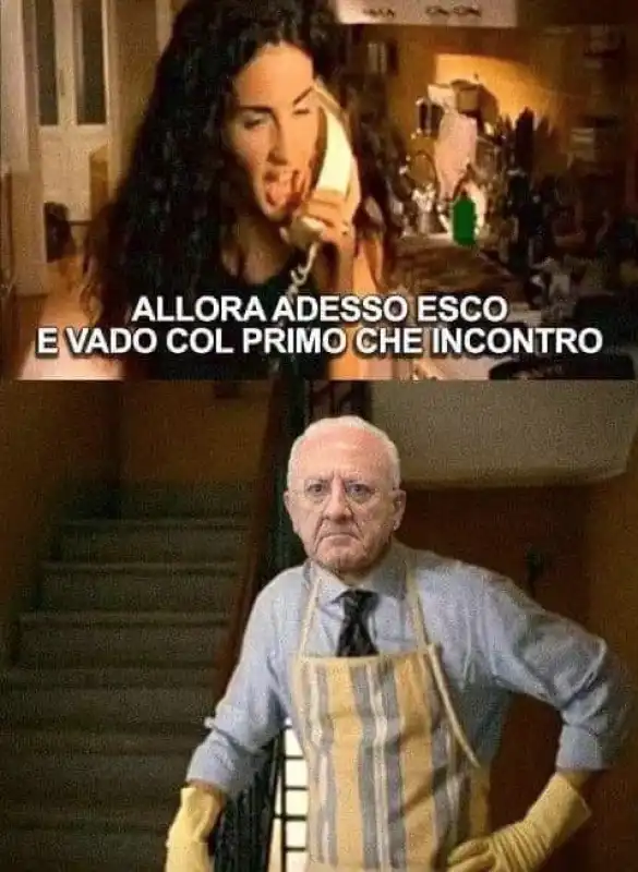 meme su vincenzo de luca e il pugno di ferro sul coronavirus 10