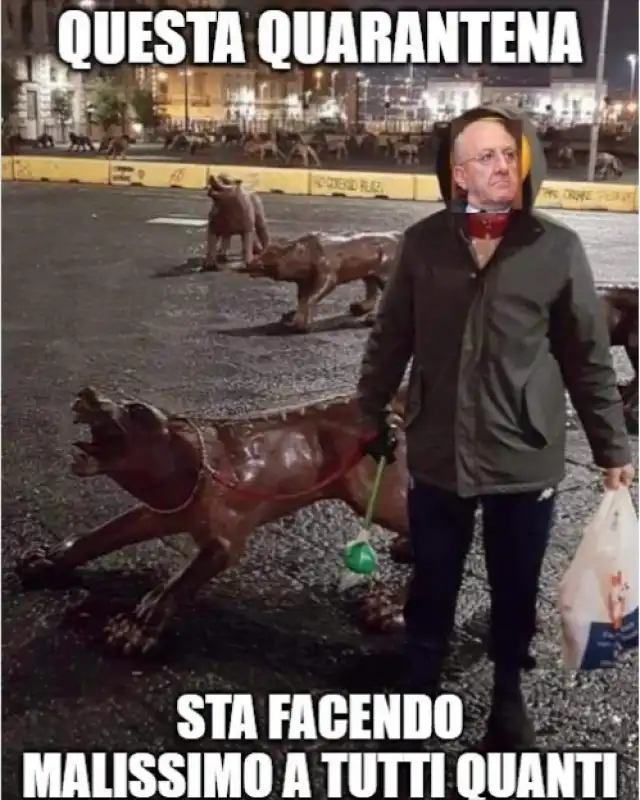 meme su vincenzo de luca e il pugno di ferro sul coronavirus 7