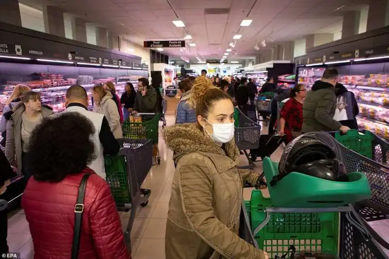 nei supermercati di barcellona