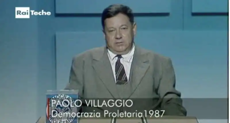 PAOLO VILLAGGIO CANDIDATO 