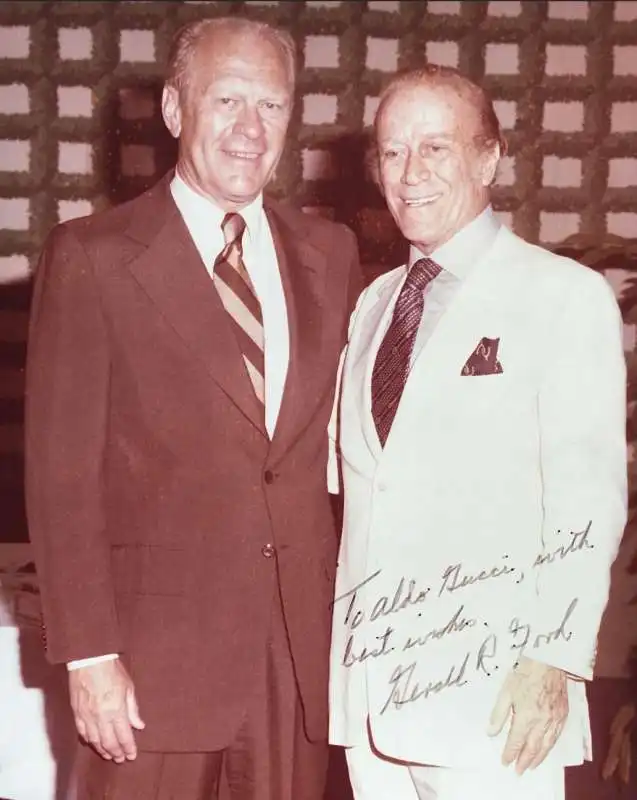 aldo gucci e gerald ford