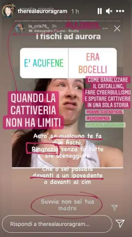 aurora ramazzotti sbrocca con gli hater 3