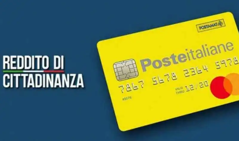 carta del reddito di cittadinanza