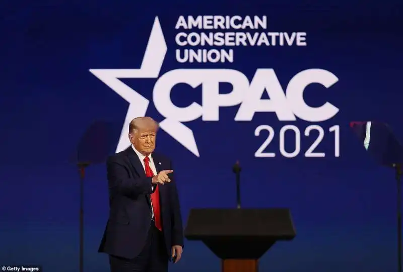 donald trump alla conferenza dei conservatori cpac 2021 2