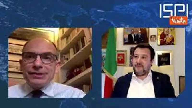 ENRICO LETTA E MATTEO SALVINI   