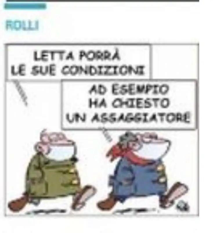 ENRICO LETTA SEGRETARIO DEL PD BY ROLLI - IL SECOLO XIX