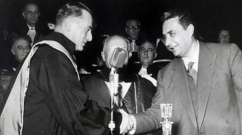 enrico mattei con aldo moro