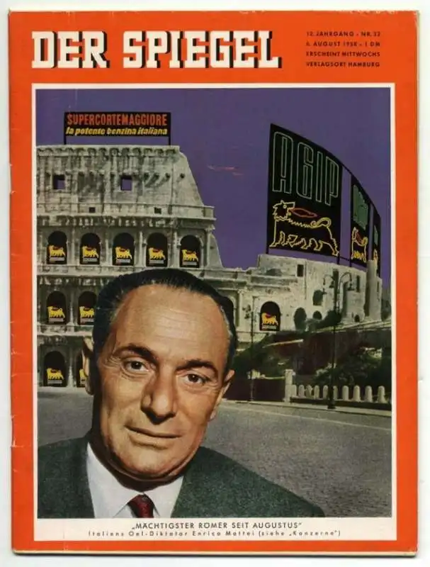 enrico mattei  der spiegel 1958