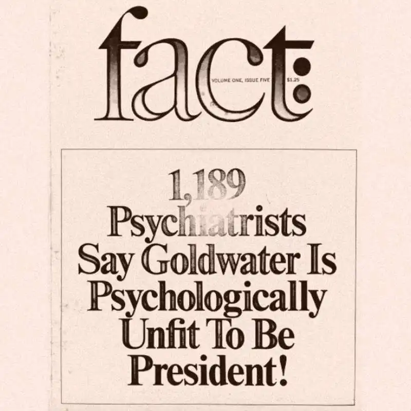 GOLDWATER RULE