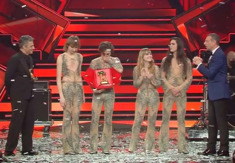 i maneskin vincono sanremo 5