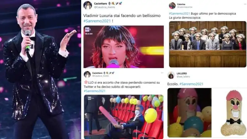 i tweet sulla seconda serata di sanremo2021 7