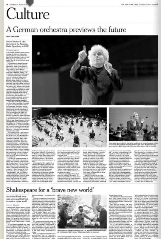 IL NEW YORK TIMES NON DEDICA UNA RIGA ALLA MORTE DI JAMES LEVINE