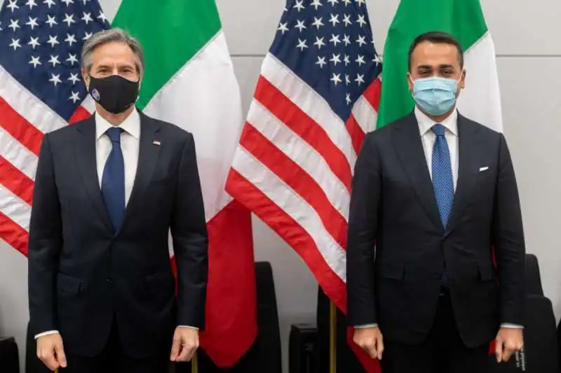 IL SEGRETATIO DI STATO USA blinken E LUIGI DI MAIO