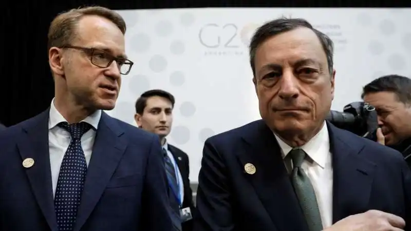 jens weidmann e mario draghi