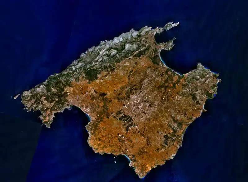 maiorca dall alto 