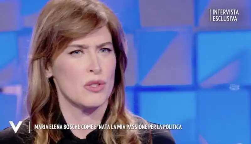 maria elena boschi a verissimo 2