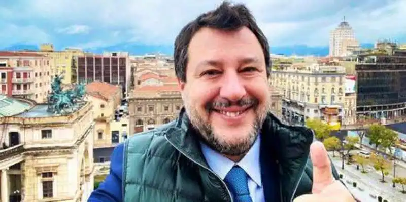 matteo salvini a palermo