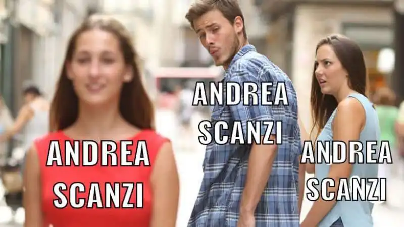 meme su Andrea Scanzi