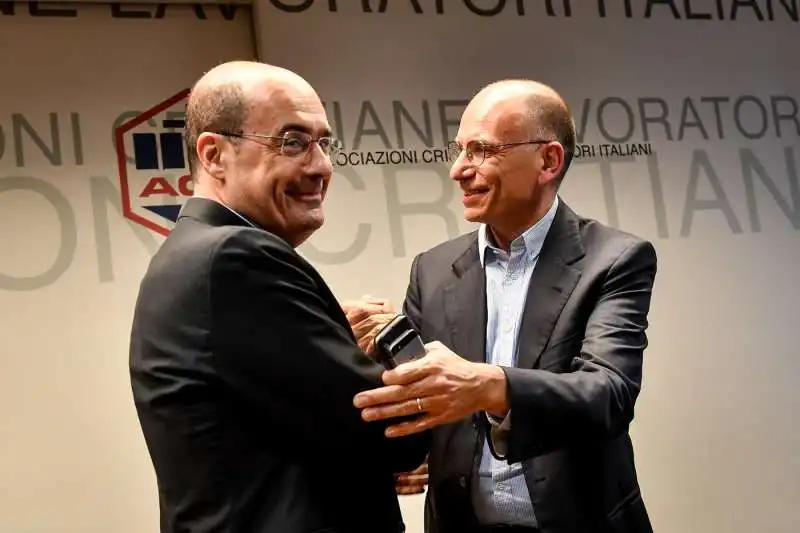 nicola zingaretti enrico letta 