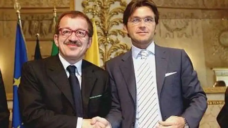 pietro vignali con bobo maroni