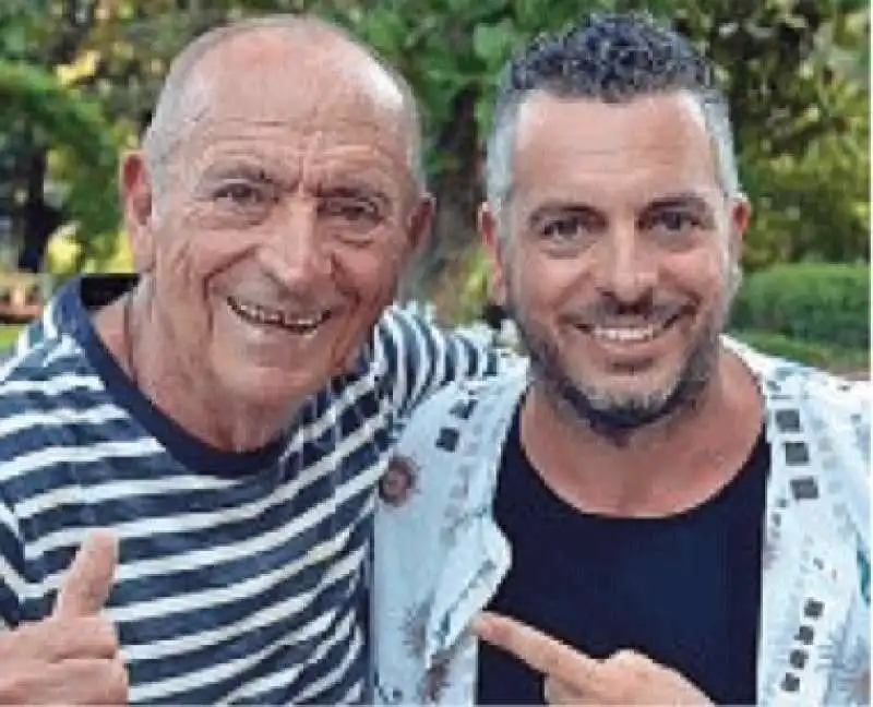 RAOUL CASADEI E IL FIGLIO MIRKO