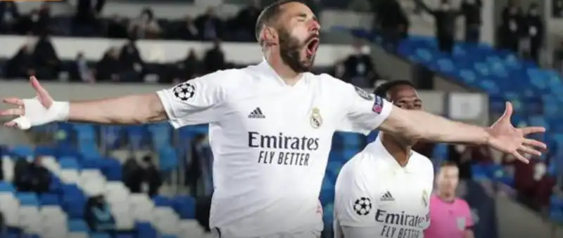 REAL MADRID ATALANTA benzema