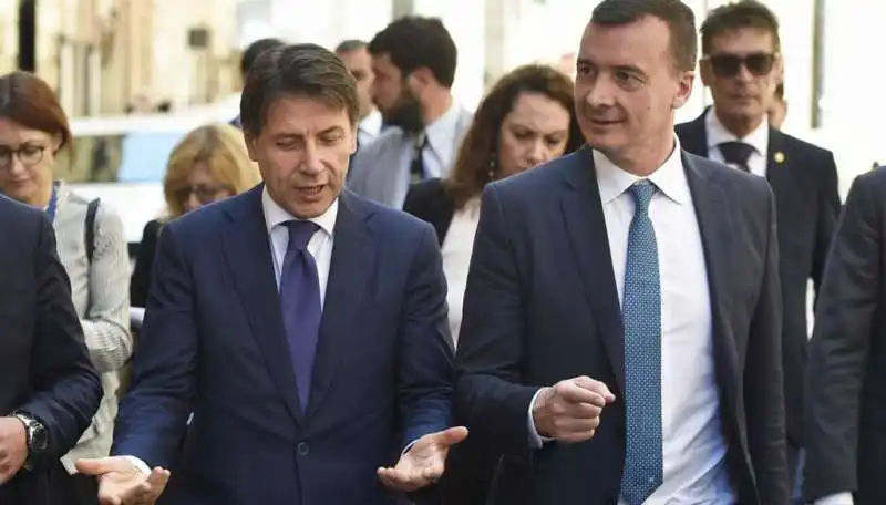 rocco casalino e giuseppe conte