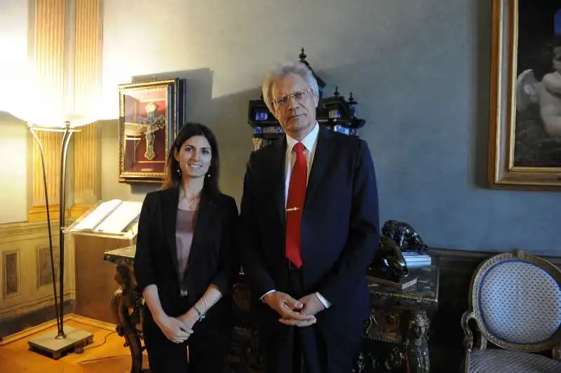 sergey razov con virginia raggi