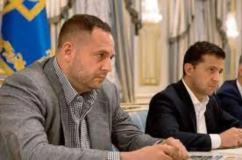 Andriy Yermak Volodymyr Zelensky 