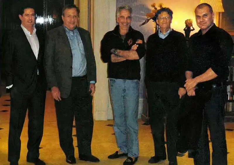 Bill Gates con Jeffrey Epstein