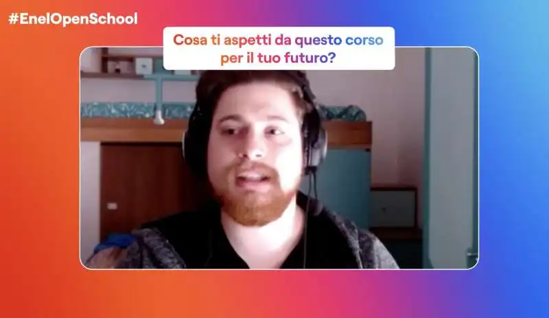 bruno   uno dei ragazzi che partecipano al progetto energie per crescere di enel 2