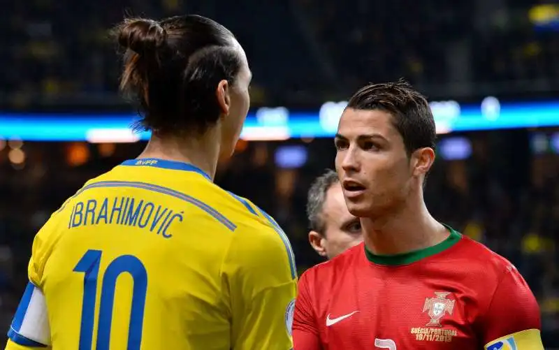 CRISTIANO RONALDO E ZLATAN IBRAHIMOVIC