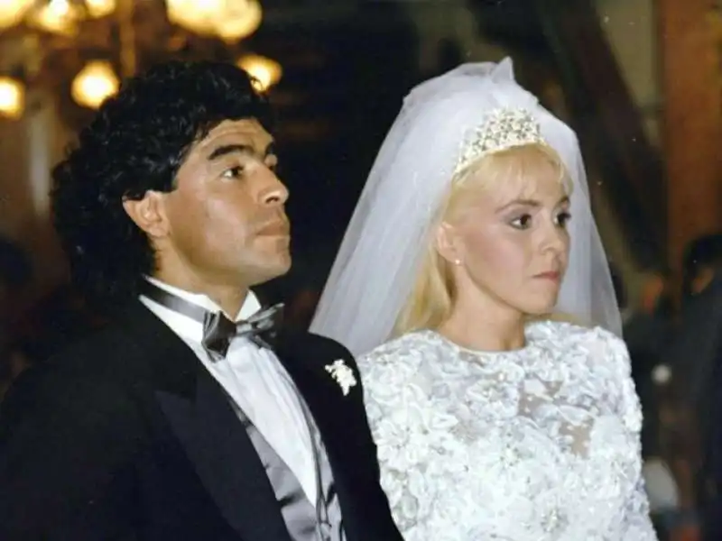 DIEGO ARMANDO MARADONA CLAUDIA VILLAFANE 