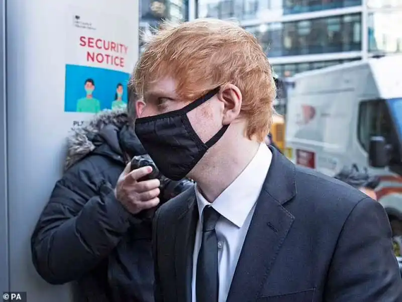 Ed Sheeran in tribunale 3