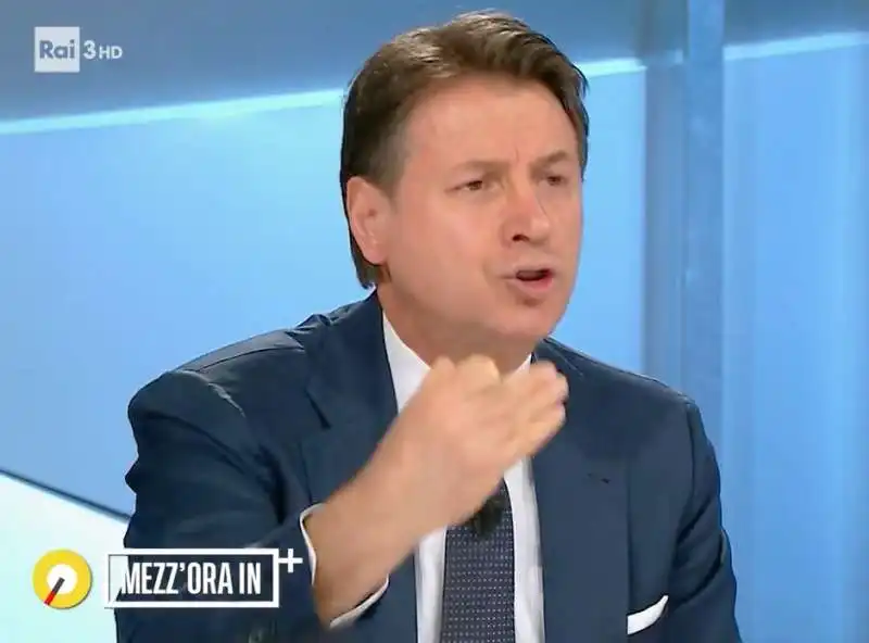 giuseppe conte   mezzora in piu   4