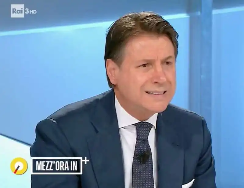 giuseppe conte   mezzora in piu   5