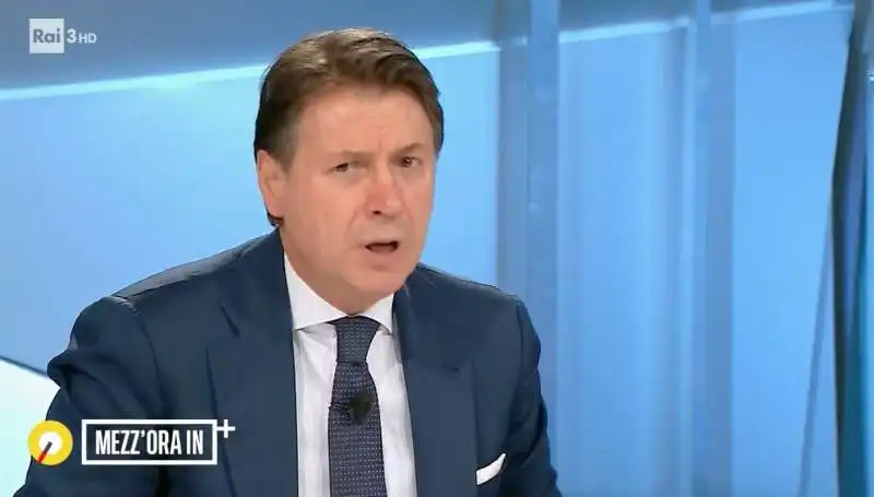 giuseppe conte   mezzora in piu   6