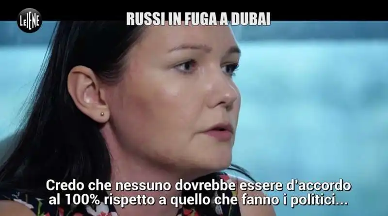 il servizio delle iene sui russi in fuga da dubai 4