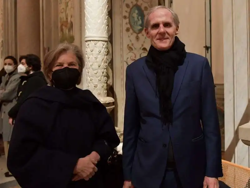 l ambasciatore francese christian masset con la moglie helene  foto di bacco