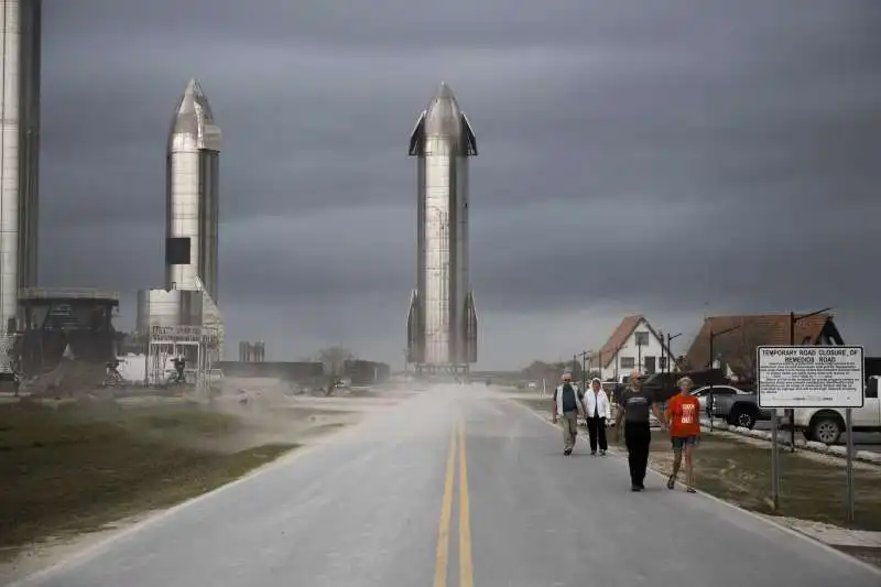 La struttura SpaceX a Brownsville, in Texas