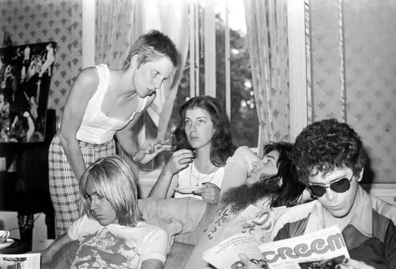 lou reed iggy pop angie bowie trevor bolder 1973