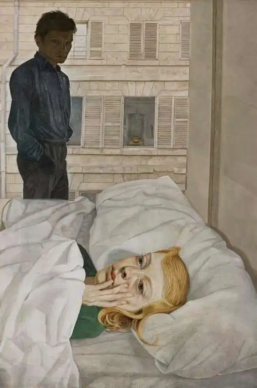 lucian freud hotel room