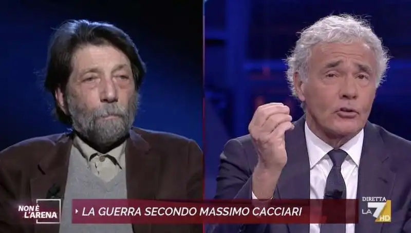 massimo cacciari   massimo giletti 2