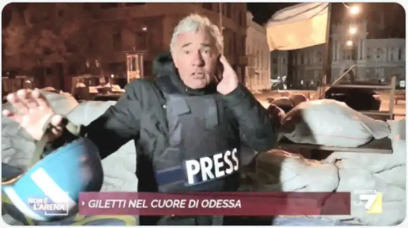 massimo giletti a odessa